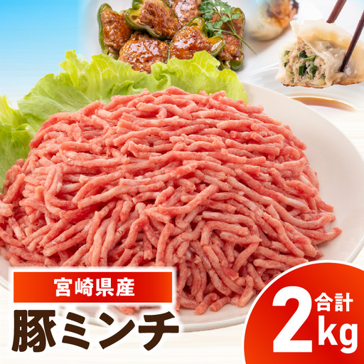 宮崎県産豚ミンチ 2kg_kn126-002-020