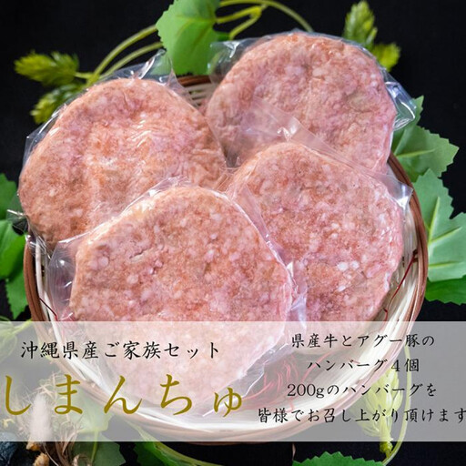 しまんちゅセット(ハンバーグ200g×4個)