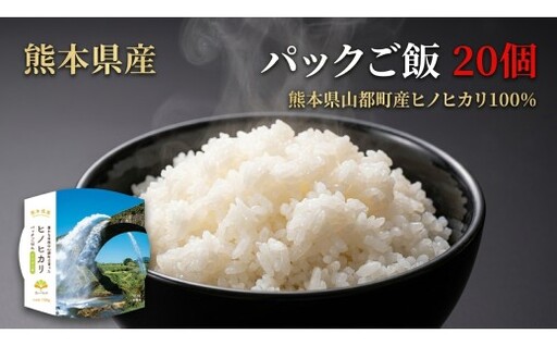 パックご飯 20個 パックごはん パックライス ヒノヒカリ 保存食 ご飯 お米 米 こめ コメ 白米 白飯 飯 おにぎり パック ブランド米