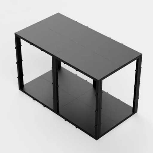 家がつぶれても命を守る家具。耐震シェルターベッド 『TETUNOMA(鉄の間)』セミダブルサイズ白