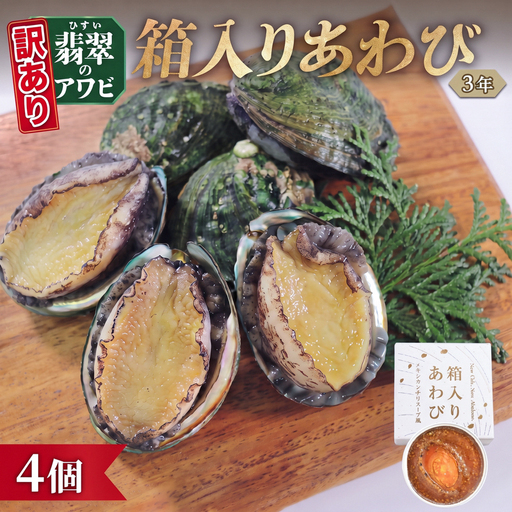 訳あり あわび4個 メキシカンチリスープ風