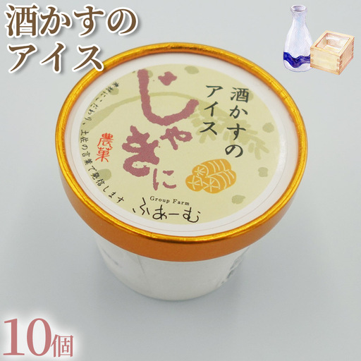 酒かすのアイス 100ml × 10個 【アイス】 アイスクリーム
