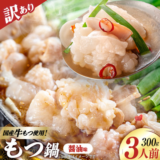 訳あり もつ鍋 3人前 300g