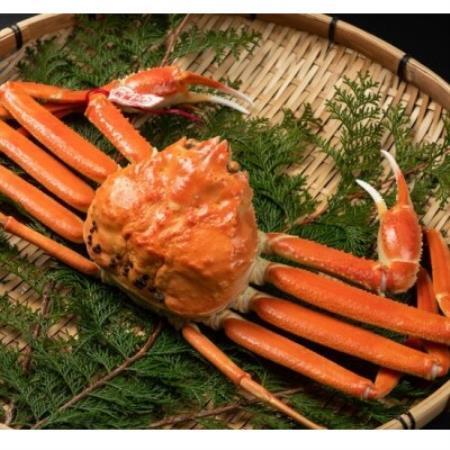 [11月中旬以降順次発送]ブランドタグ付ボイル松葉ガニ(LL 約1kg) OM-25[配送不可地域:離島・北海道・沖縄県・東北・信越、北陸]