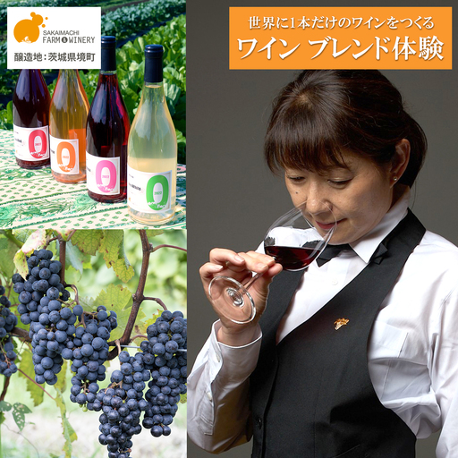 オリジナルワインブレンド体験 1名様利用券 ワイン1本付き 酒 お酒