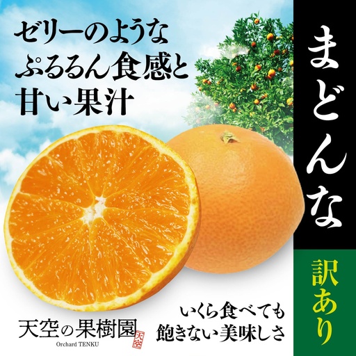 【先行受付】【訳あり】天空の果樹園から届く そらまどんな(2kg)【95-11】【1757712】YWTAQ011