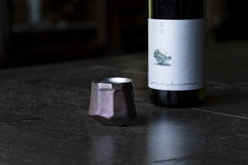 “ hikiZAN ”Premium Titanium Sake Vessel 2nd model【 日本酒 酒器 茨城県 日立市 】