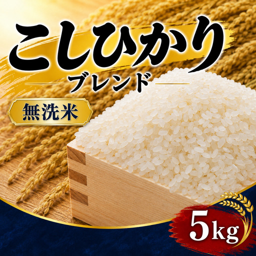 無洗米 コシヒカリブレンド 5kg 無洗 令和7年産