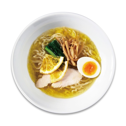 甘夏×むなかた鶏が全開の『甘夏香る塩ラーメン』3食セット【鷹羽屋】_HA1979 ラーメン 塩 むなかた鶏 甘夏 福岡県宗像市 宗像市 福岡 宗像
