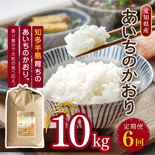 【定期便6回】愛知県産 あいちのかおり 10kg｜米
