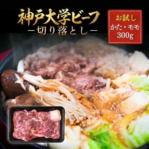 神戸牛 神戸大学ビーフ 切り落とし お試し 神戸牛[300g]