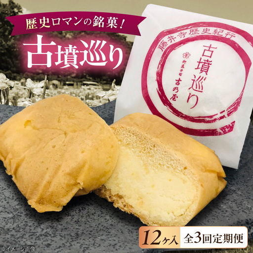 焼き菓子 【3回定期便】古墳巡り 12個 焼き菓子 BLAQ024