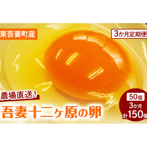 卵吾妻十二ヶ原の卵堀田養鶏場卵[50個][定期便3ヶ月]
