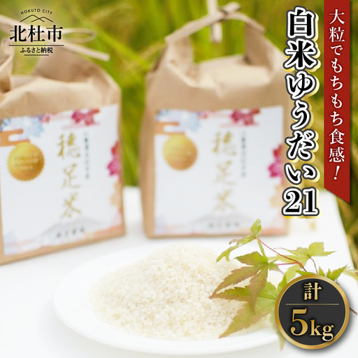 [先行予約][令和8年度新米]白米 有機肥料使用 ゆうだい21 5kg×1袋 [h154]