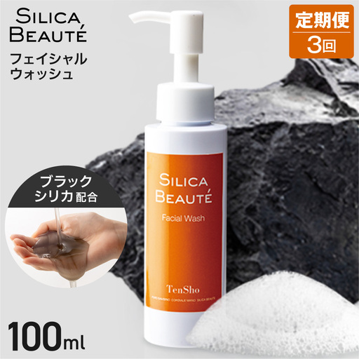 [3ヶ月定期便]シリカボーテ フェイシャルウォッシュ100mL | 洗顔料 スキンケア 美容 北海道 札幌市