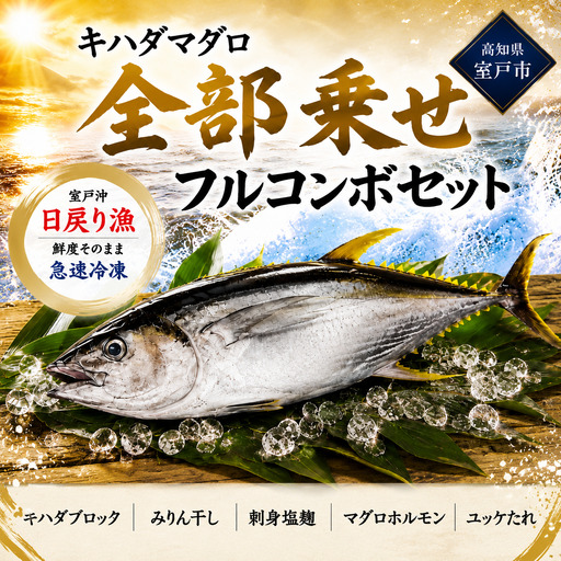 キハダマグロ [冷凍] キハダブロック 500g みりん干し 5切れ 刺身塩麹 5切れ マグロホルモン 100g ユッケたれ