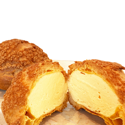 [Amazon特別価格]チーズケーキ専門店 [sweets cafe Pomme] 2種類のチーズを使用 チーズシュークリーム 4個セット 詰め合わせ クッキーシュー マスカルポーネ クリームチーズ 秋田県 能代市