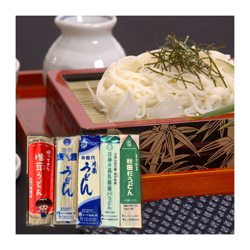 [Amazon特別価格]食べ比べ 能代 能代うどん 欲張りお試しセット 片栗うどん 東雲うどん 椎茸 乳酸菌 杉 麺 乾麺 鍋 冷たい 温かい ざるうどん 鍋の締め