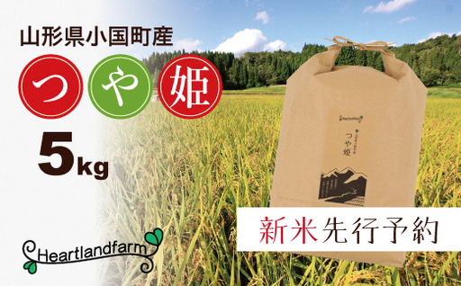 [令和8年産米 先行予約]山形県小国町産 つや姫5kg 小国地産