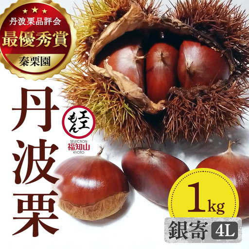 栗 くり 丹波栗 丹波栗 銀寄 4L 1kg