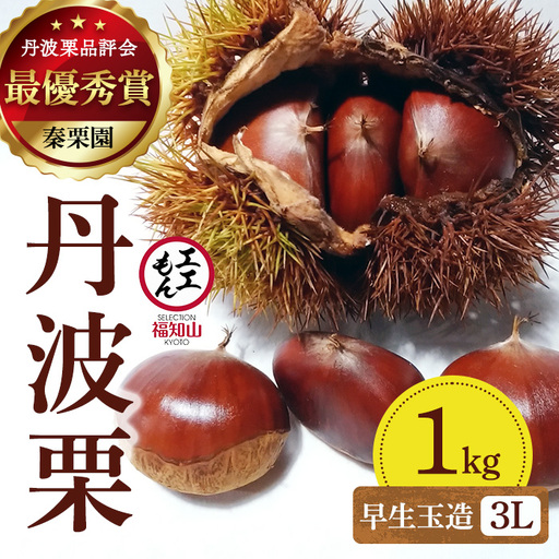 栗 くり 丹波栗 早生玉造 3L 1kg