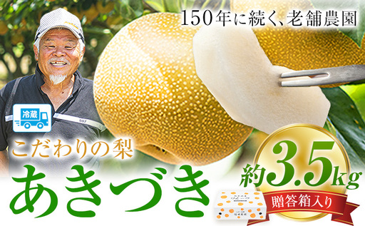 梨 贈答用 あきづき 約3.5kg 梨 熊本