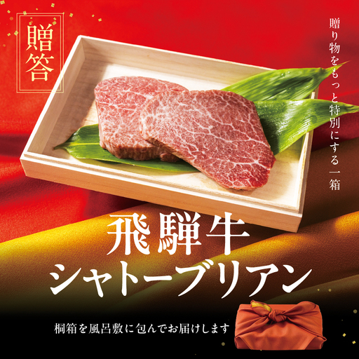 [ふるさと納税限定][A5等級] 飛騨牛 ステーキ シャトーブリアン 150g×2枚 シャトーブリアン