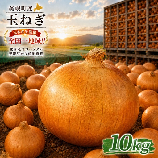 玉ねぎ 小島農場 10kg 美幌町産（2026年11月以降順次発送） AW005 | 玉ねぎ