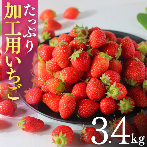 いちご[2027年発送]加工用いちご 3.4kg