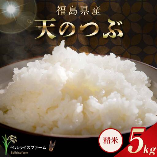 [先行予約]令和8年産 農家直送 ベルライスファーム 天のつぶ 精米 5kg F6U-436