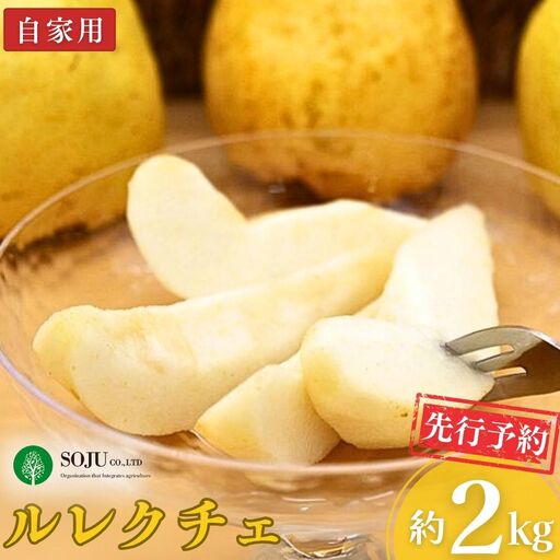 先行予約 ル レクチェ 自家用 約2kg 洋梨 新潟県 三条市産 フルーツ 秋 [三条果樹専門家集団]