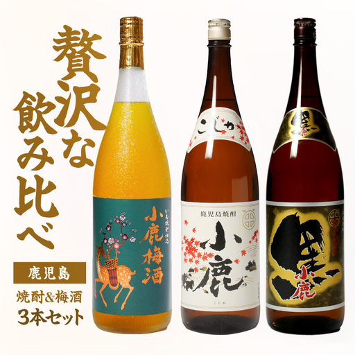 焼酎 & 梅酒 1,800ml×3本 セット KN148-005 酒 アルコール