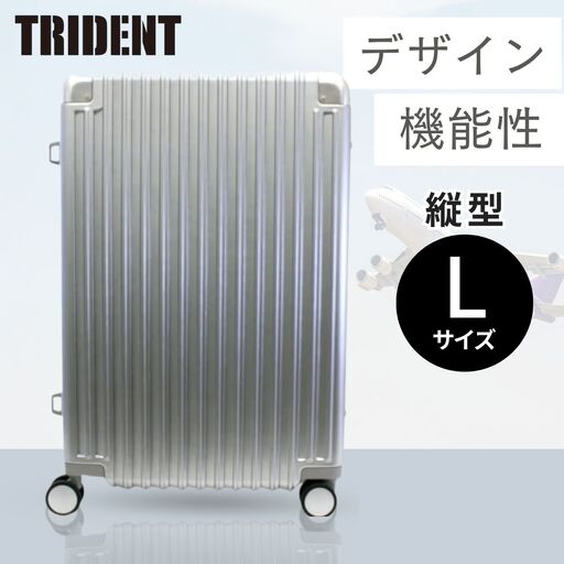 キャリーケース トライデント シルバー TRI1030-67 【92L・Lサイズ】 | キャリーケース