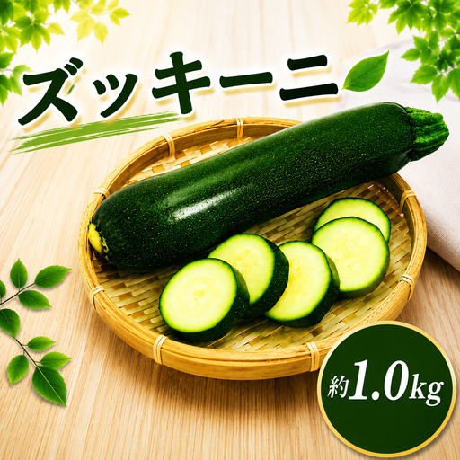 ズッキーニ 1kg以上 先行予約 ❘ [ズッキーニ]