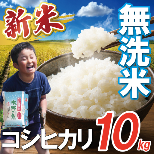 《令和8年産》無洗米 コシヒカリ 10kg 無洗【株式会社HSS】