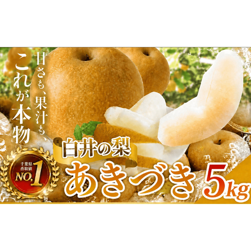 あきづき約5kg12〜18玉