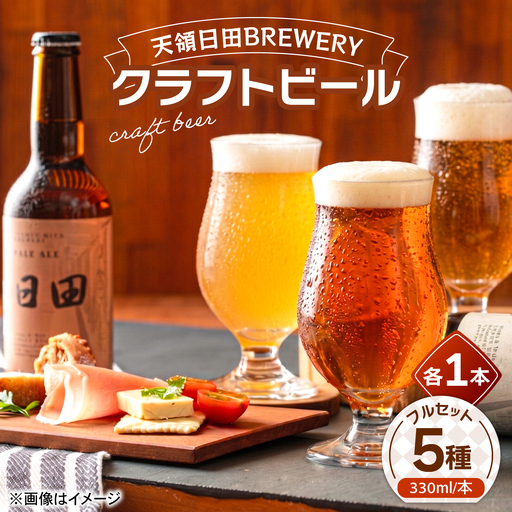 天領日田BREWERYクラフトビール 5種セット 地ビール 飲み比べ 日田市 / 株式会社HK企画[ARDG004]
