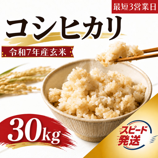 [玄米] 国産 100% 30kg 玄米