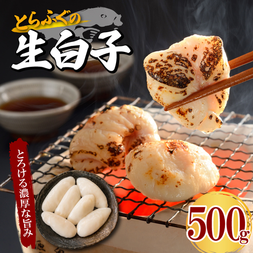 [とらふぐ白子] 希少価値 約500g 国産 白子 FG