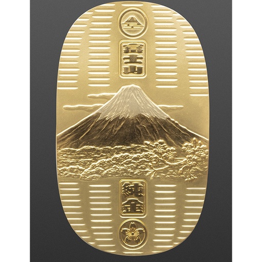 [純金製] 大判 富士山_0091-085-T07