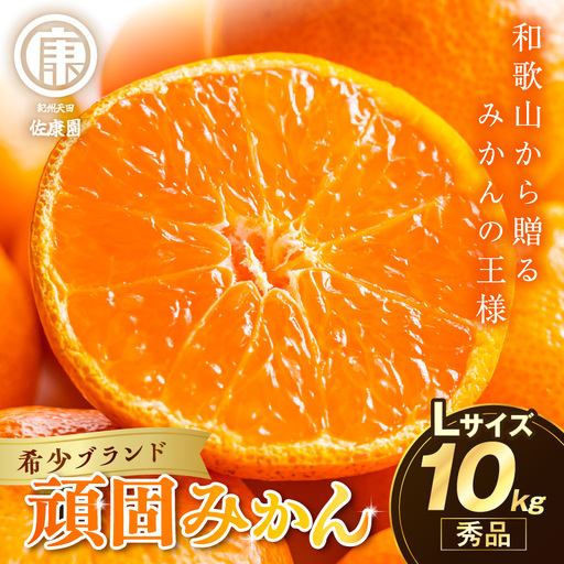 和歌山県天田のこだわり頑固みかん【秀品】10kg　サイズ指定可能（S・M・L）Lサイズ【1206-1_L】