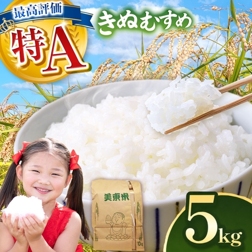 令和8年度産 新米 きぬむすめ 白米 5kg 村上農園 先行予約 [2026年10月中旬より11月末まで順次発送 ]