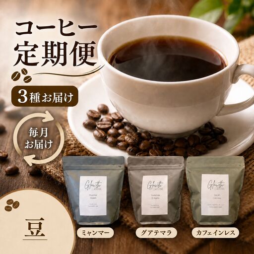 glowth coffee お試しコーヒー 豆 定期便 3回
