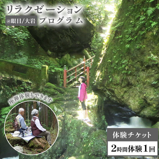 トコトコ森林浴@眼目/大岩 リラクゼーションプログラム 2時間 / エコツアー トコトコ / 富山県 上市町 [32280125] 体験 チケット 利用券 旅行 観光 ガイド付き アウトドア 自然体験 森林セラピー 座禅