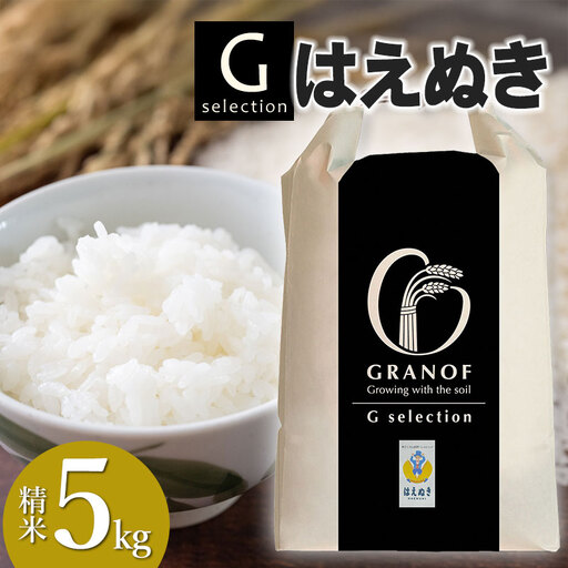 Gセレクション はえぬき 5kg [令和8年産新米]
