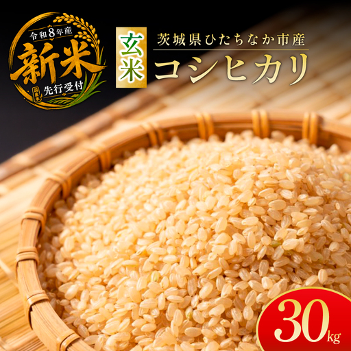 令和8年度新米 コシヒカリ 玄米 30kg  | 新米 お米 こしひかり コシヒカリ