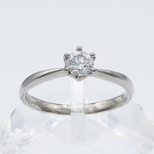 Dカラー ダイヤモンド リング 0.3ct  Ag900[Pt100] （111118r） (BR-99)