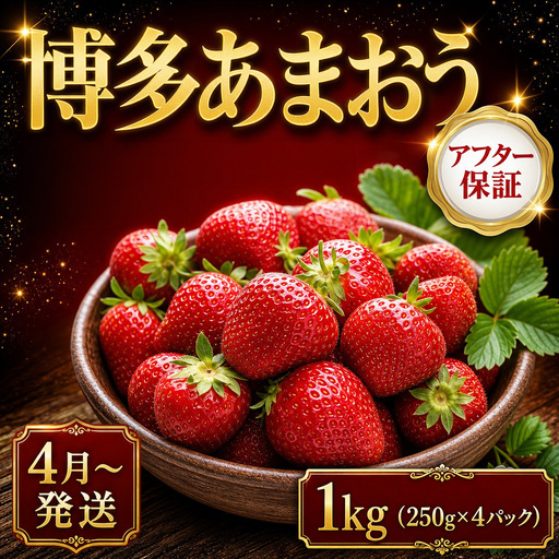 いちご あまおう 約250g×4P 2027年4月～発送