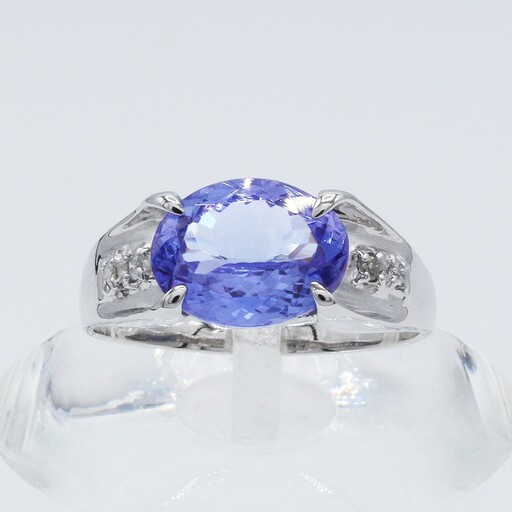 タンザナイト リング 2.0ct Ag900[Pt100] (161195-t) (BR-103)