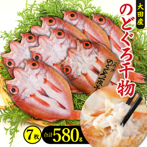 のどぐろ一夜干し 7枚 小サイズ干物がたっぷり![のどぐろ 干物 合計580g 無添加 天日塩 低塩熟成 低塩 のどぐろ ノドグロ アカムツ 干物 一夜干し 新鮮 冷凍 真空パック 父の日 母の日]
